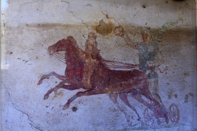 AurigeAncient OstiaItaly的domus的绘画 作者 Unknown